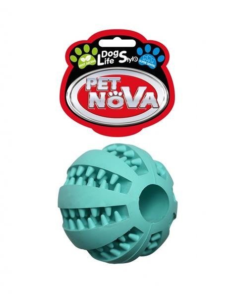 Zabawka piłka miętowa czyści zęby psa Pet Nova 5cm
