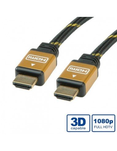 ROLINE Kabel HDMI High Speed GOLD M - M 15m