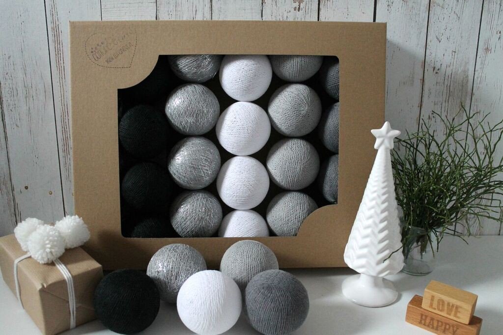 Cotton Balls Silver Winter 35 szt.
