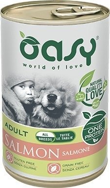 Oasy Oasy Pies One Protein Adult Łosoś puszka 400g