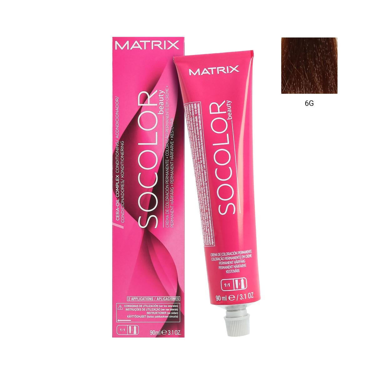 Loreal Matrix Socolor.beauty 6G Dark Blonde Gold