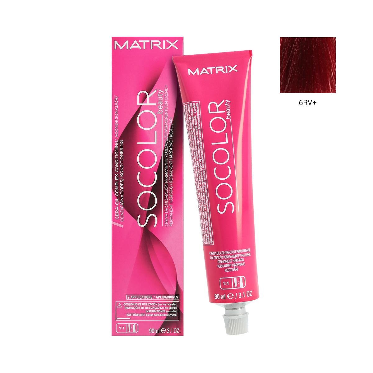 Matrix SoColor Beauty farba do włosów 6RV+ 90ml