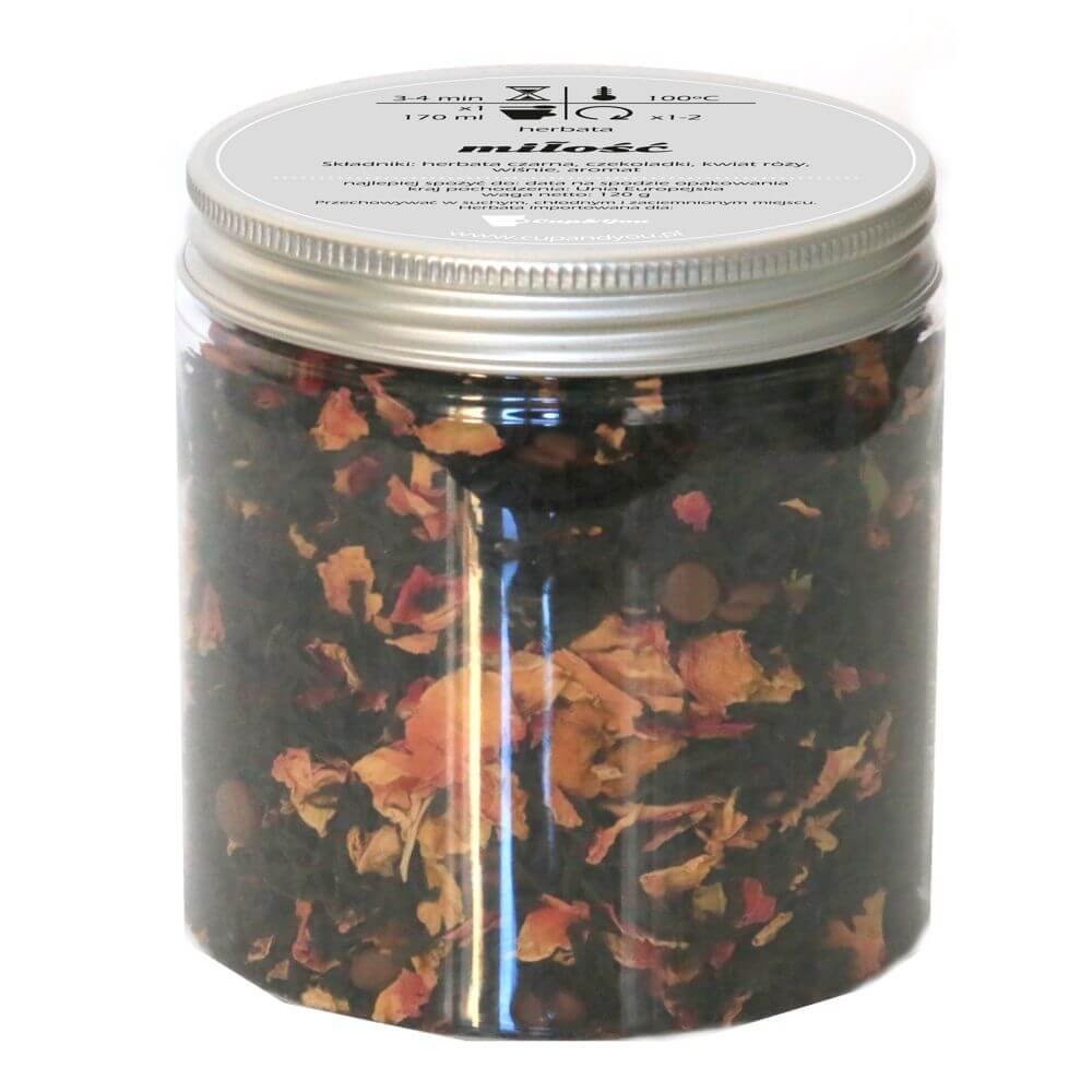 Herbata czarna smakowa CUP&YOU Miłość 120g