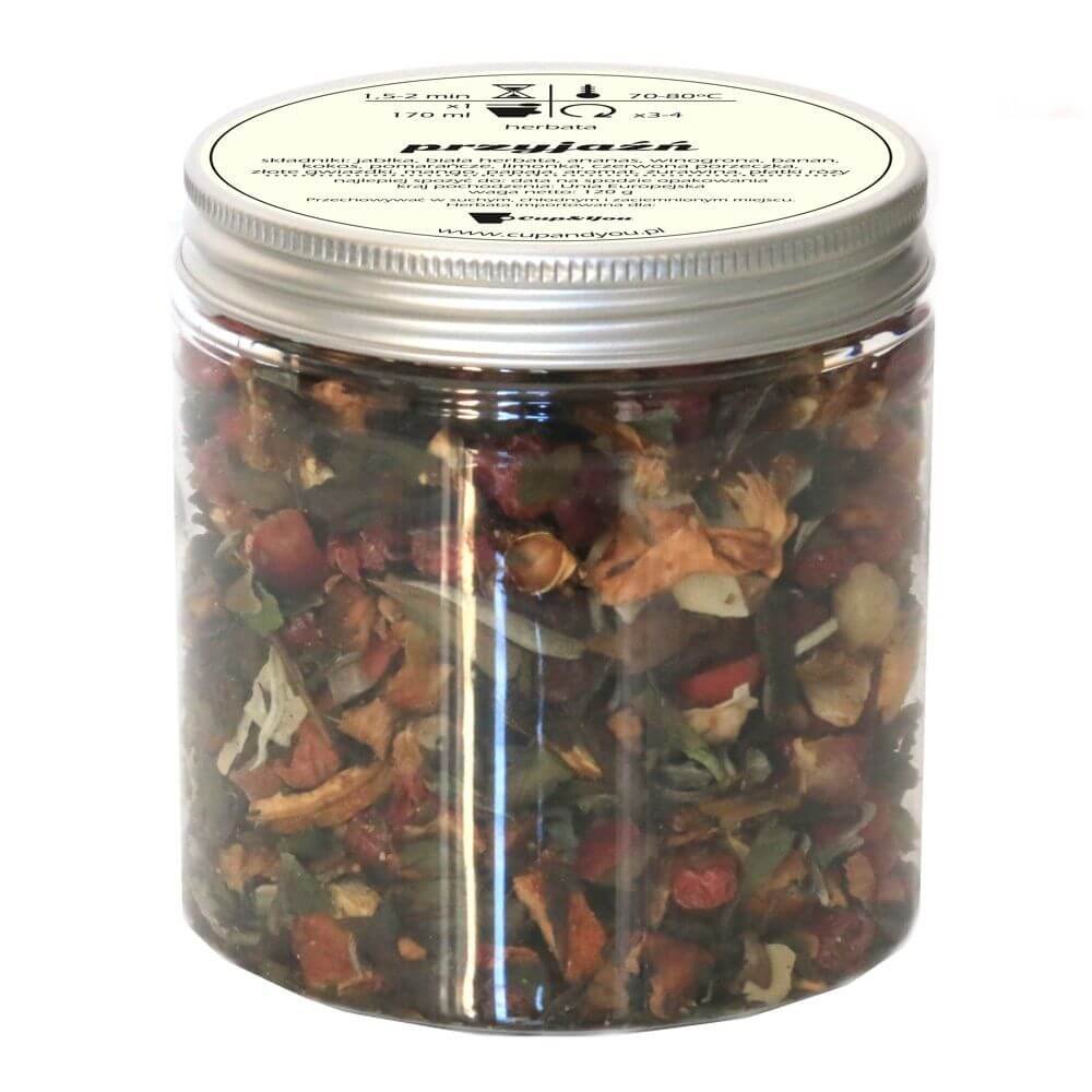 Herbata biała smakowa CUP&YOU, przyjaźń, 120 g