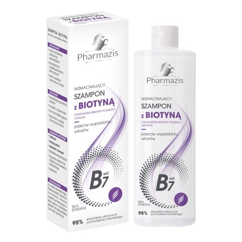 Madonis PHARMAZIS wzmacniający szampon do włosów z BIOTYNĄ 400ml KON-00098