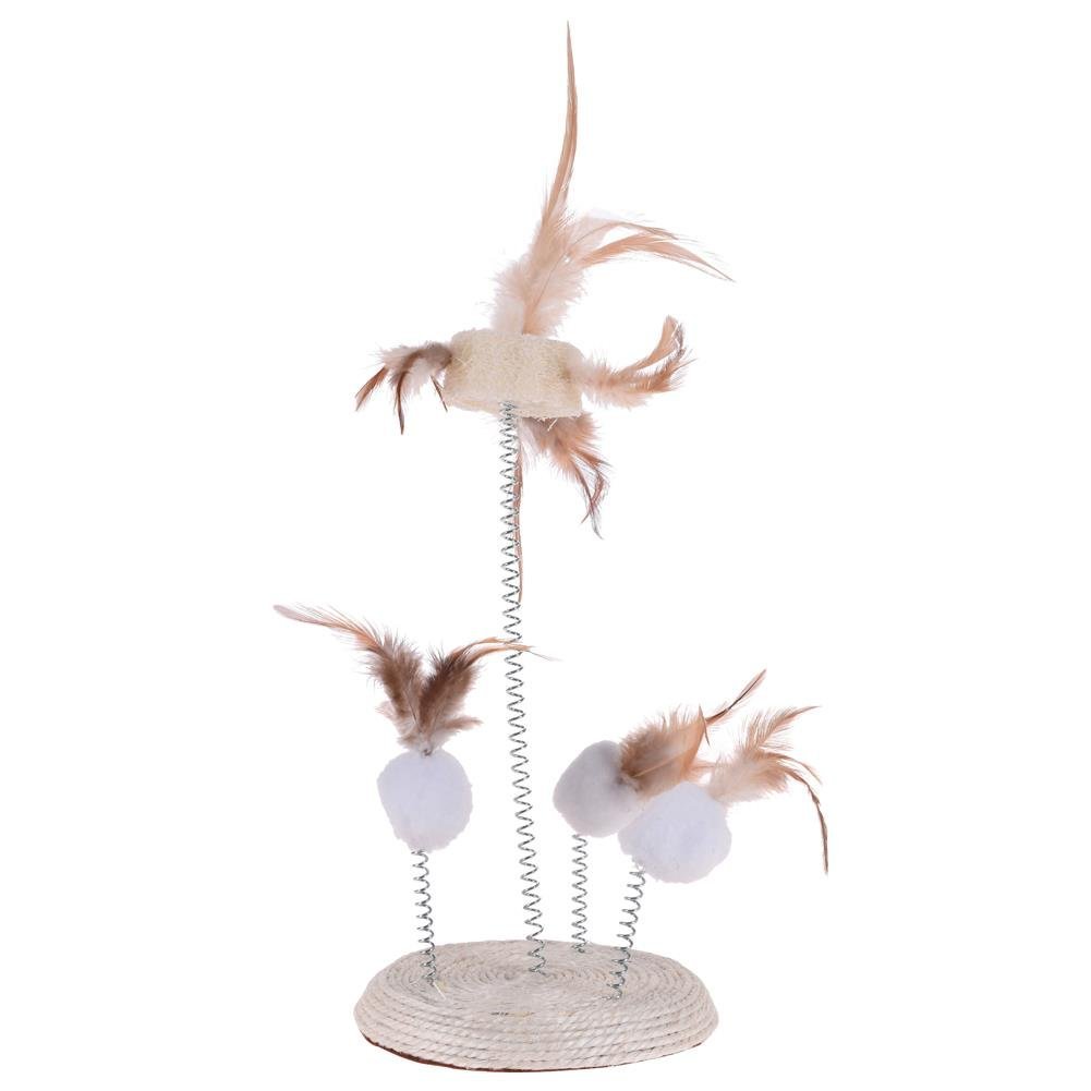 Storagesolutions Zabawka dla kota 14 x 33 cm z piórkami 8719987387791