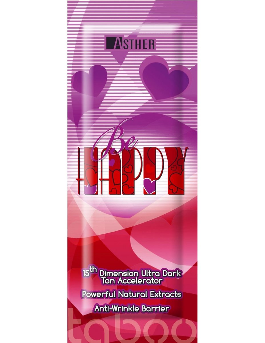 Kosmetyk do solarium Asther Be HAPPY+5 Gratis