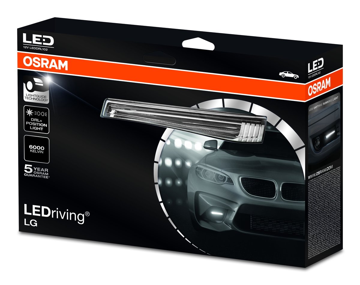 Zdjęcia - Pozostała elektryka samochodowa Osram ŚWIATŁA DO JAZDY DZIENNEJ  LEDDRL102 LED LEDRIVING LG 