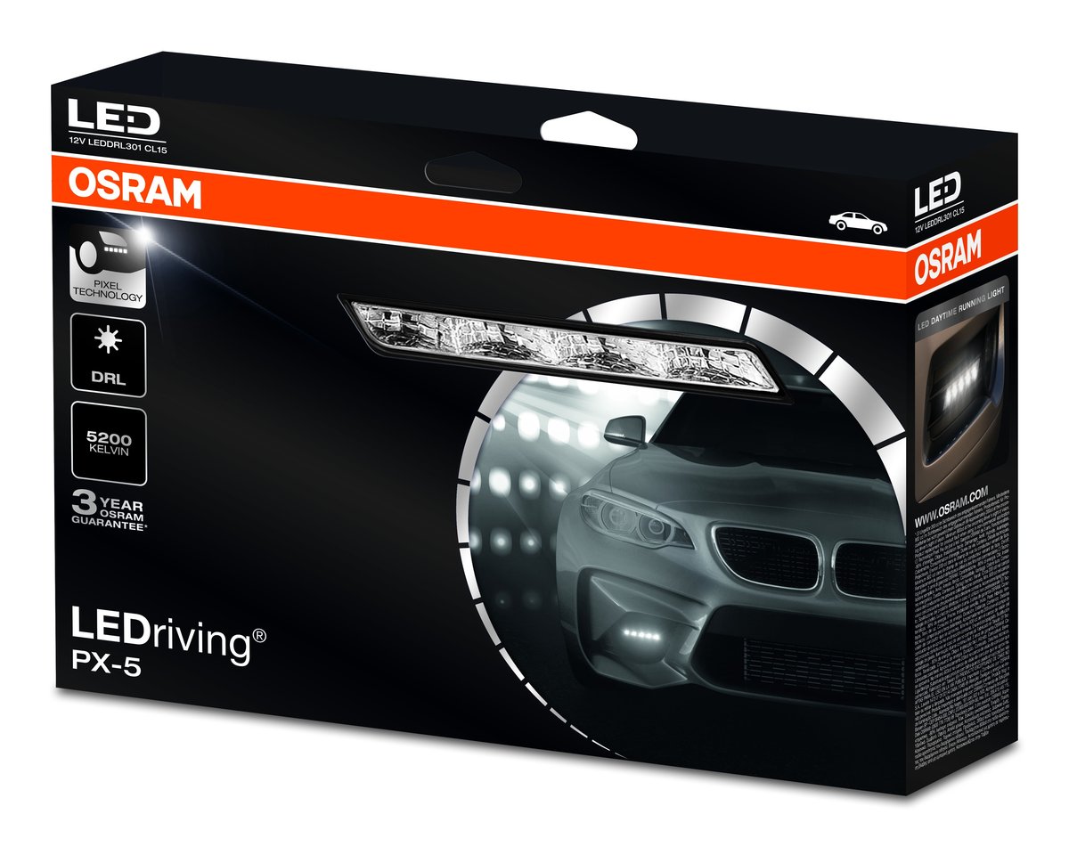 OSRAM Światła do jazdy dziennej 12V LEDriving 5 LED PX-5 DRL 301 LEDDRL301