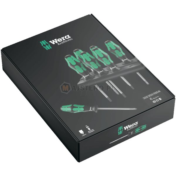 Wera 105630 Kraftform Big Pack Komplet Wkrętaków Śrubokrętów Zestaw