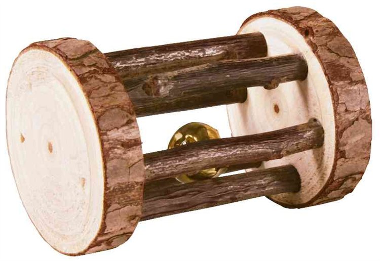 Trixie TX-61654 Zabawka dla gryzoni: Rolka, drewno , 7×5 cm
