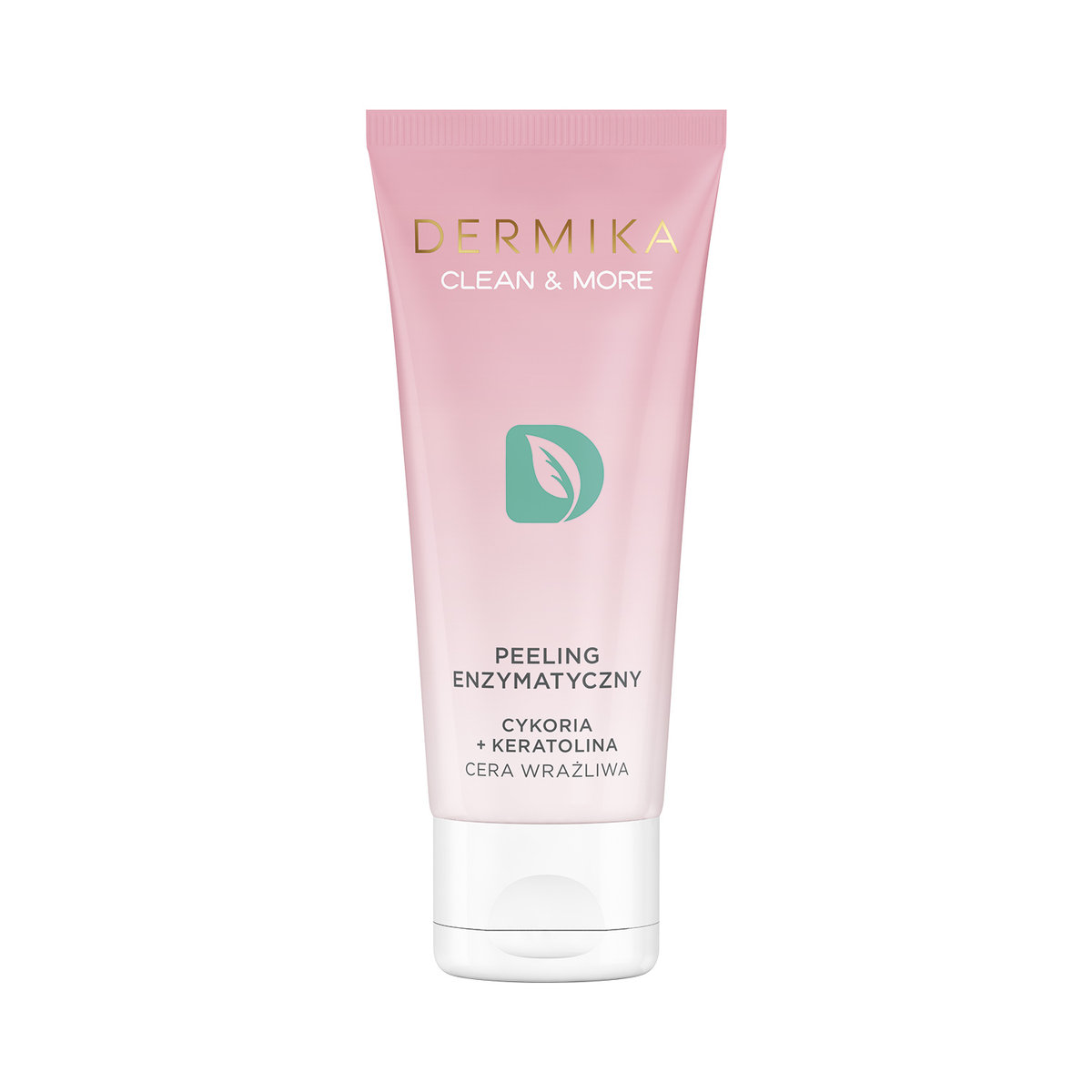 Dermika Clean & More Peeling enzymatyczny cykoria + keratolina cera wrażliwa 75ml