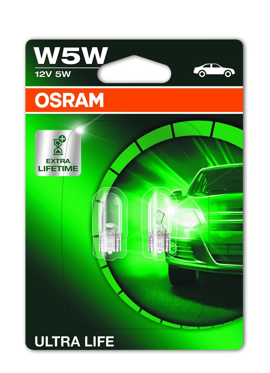 OSRAM W5W 12V 5W W2,1x9,5d ULTRA LIFE