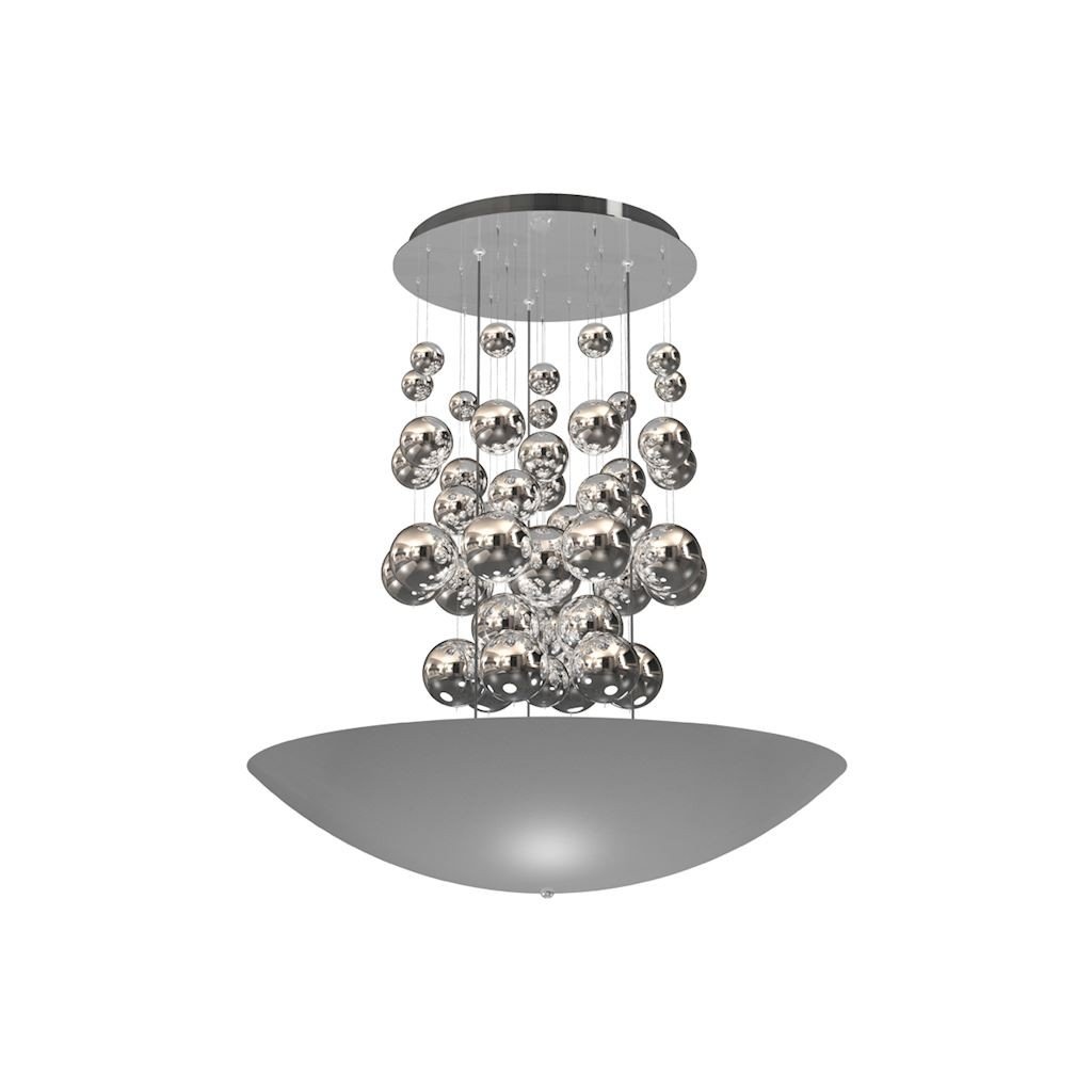 Milagro Lampa wisząca PERLA SILVER LED ML858