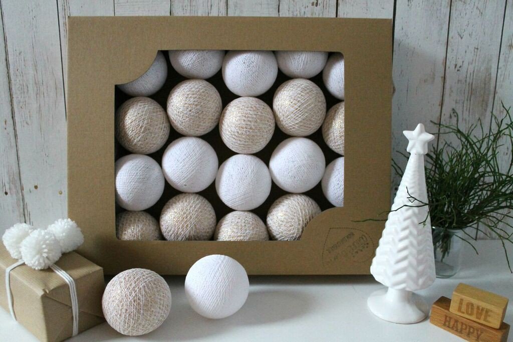 Cotton Balls, Lampki, Goldies 20 szt.