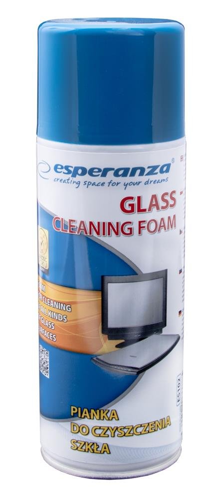 Esperanza Pianka do czyszczenia powierzchni szklanych 400ml ES102