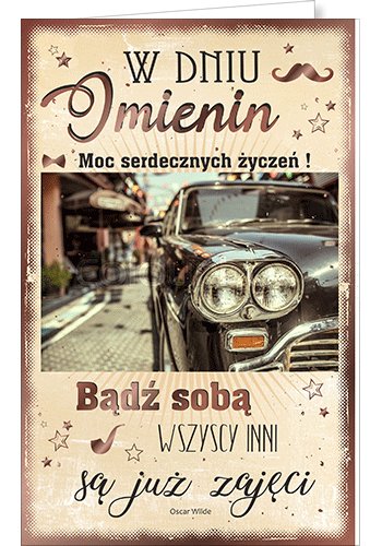 Karnet imieninowy, IM 07