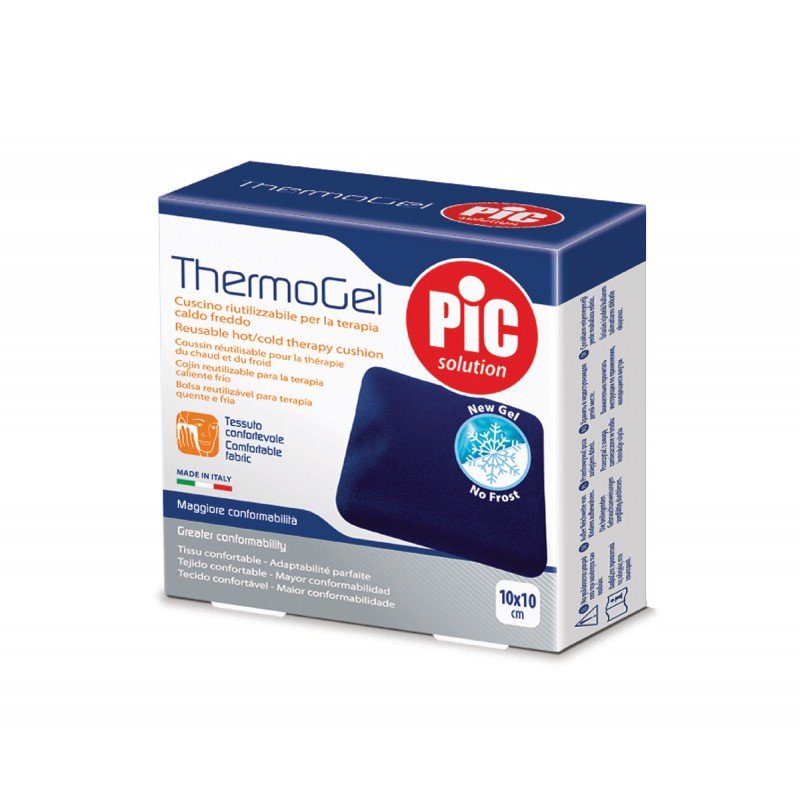 PiC Solution Thermogel Kompres ciepło-zimno 10x10 cm z bezpiecznym pokryciem NN-MPI-LT10-001