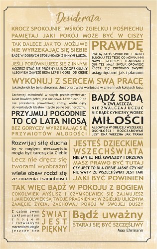 Desiderata TAB 4