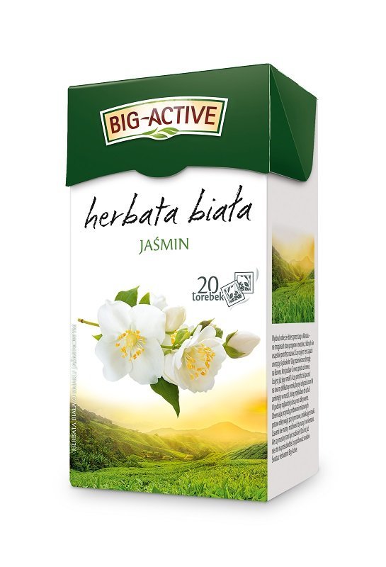 Big-Active Big-Active Herbata biała jaśmin 30 g (20 x 1,5 g)