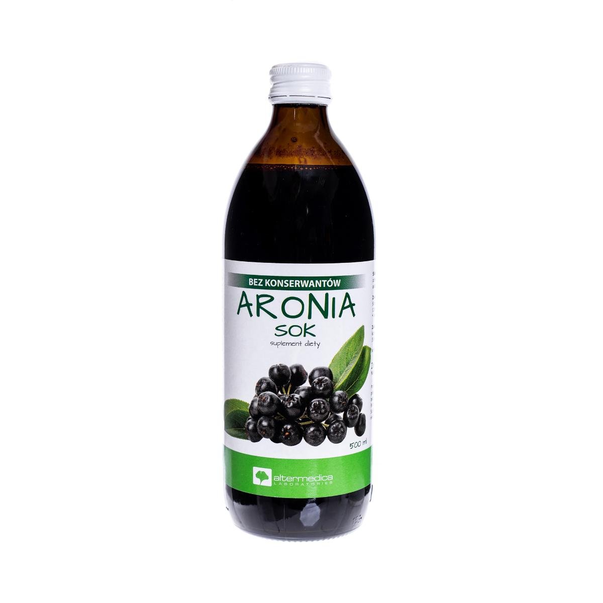 Altermedica Sok z aronii 500 ml SOK Z ARONII