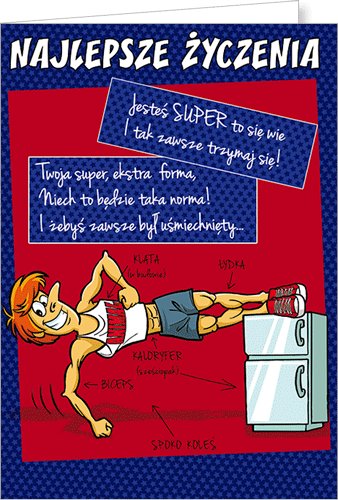 Kartka dla chłopaka  Comic 19