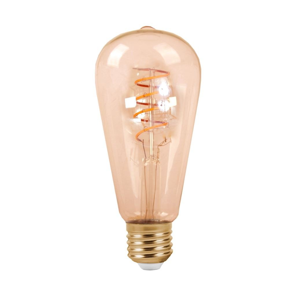 Eko-Light Żarówka FILAMENT LED ST64 E27 4W ciepła 3000K łezka spirala gold ML556