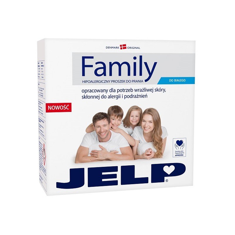 Jelp Family Hipoalergiczny Proszek do prania bieli, 2,24 kg NN-HJL-PB22-002