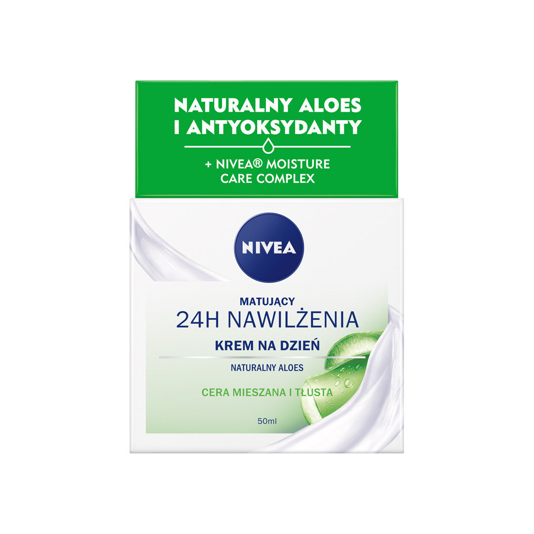 Nivea 24H Nawilżenia Krem na dzień matujący-cera mieszana i tłusta 50ml SO_111354