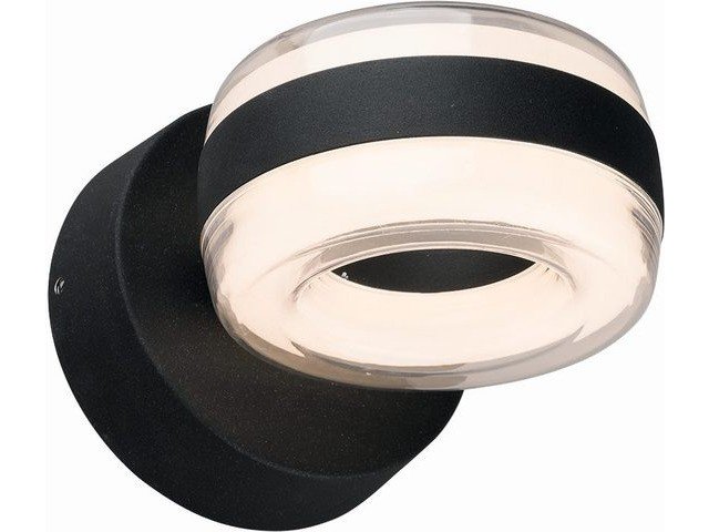 Nowodvorski Lampa ścienna kinkiet DONUT II LED 9117 czarny 9117