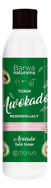 Barwa Naturalna regenerujący tonik do twarzy Awokado 300ml