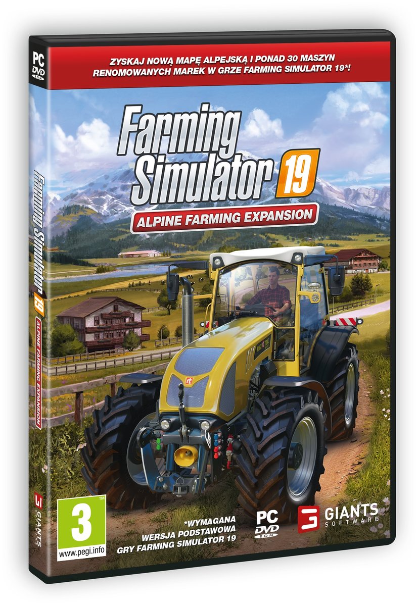 Farming Simulator 19: Rozszerzenie Rolnictwo Alpejskie GRA PC