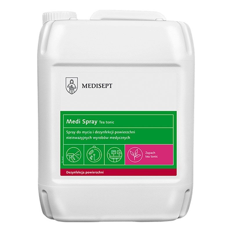 Medisept Velox Spray Tea Tonic do mycia i dezynfekcji powierzchni Kanister 5 l | Nowy sklep, ponad 1000 promocji! NN-MMD-DPS5-001