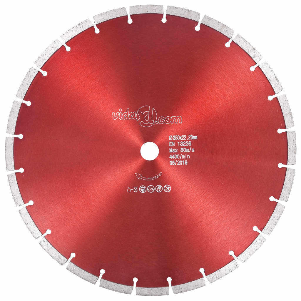 vidaXL tarcza diamentowa stal 350 mm 143243 143243