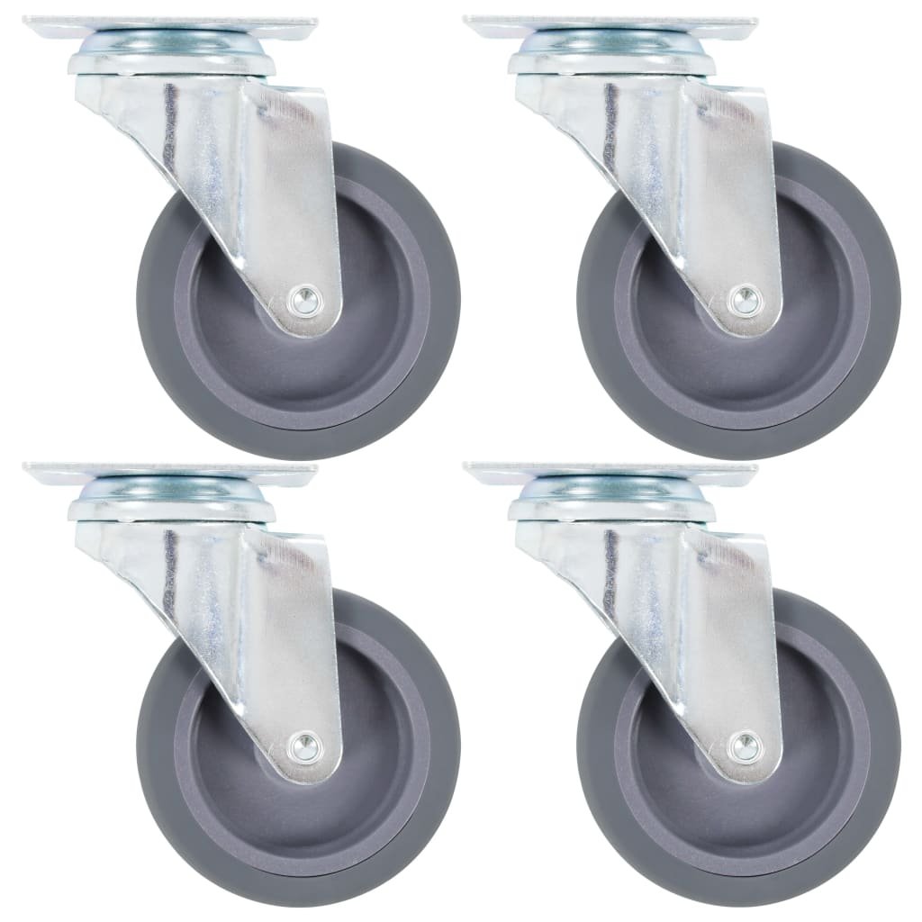 Kółka skrętne 4 szt. 75 mm