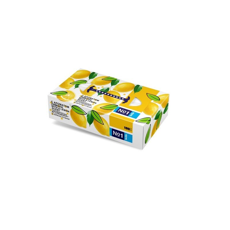 Bella Chusteczki higieniczne No1, cytrynowe 150 szt. Kartonik |   BE-042-U150-015