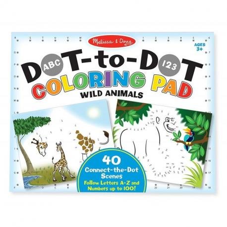 Melissa&Doug Połącz kropki i pokoloruj - duży format 19104