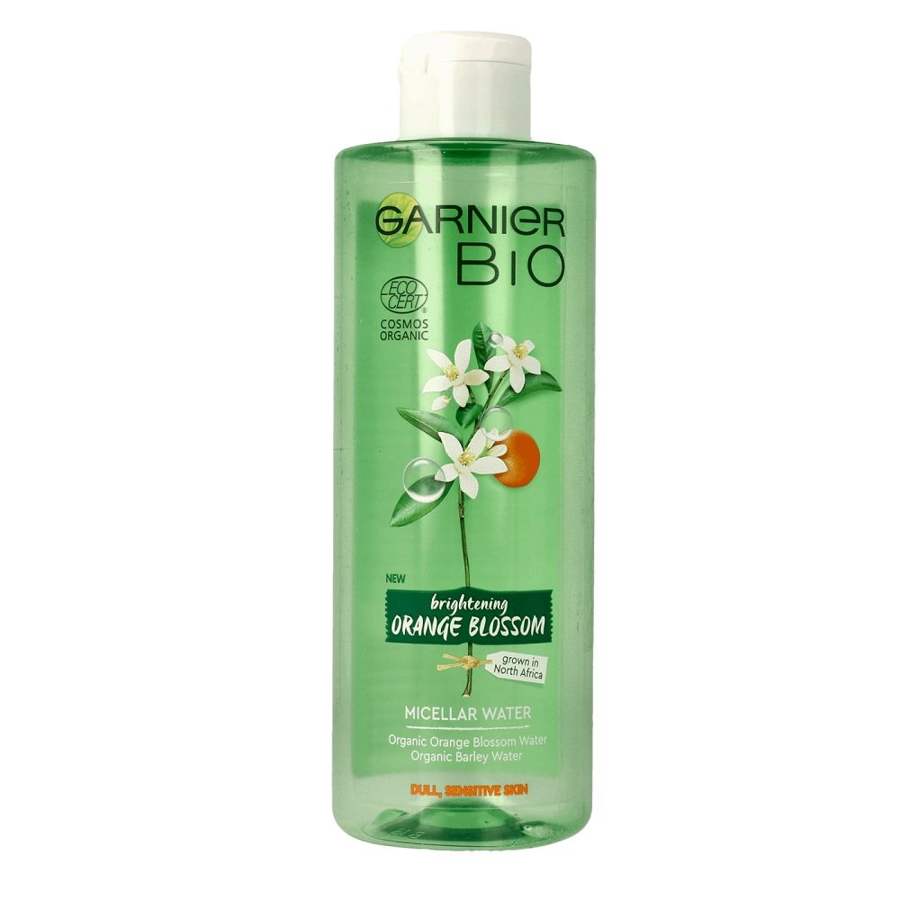 Garnier Bio brightening orange blossom micellar water rozświetlający płyn micelarny do matowej i wrażliwej cery 400ml