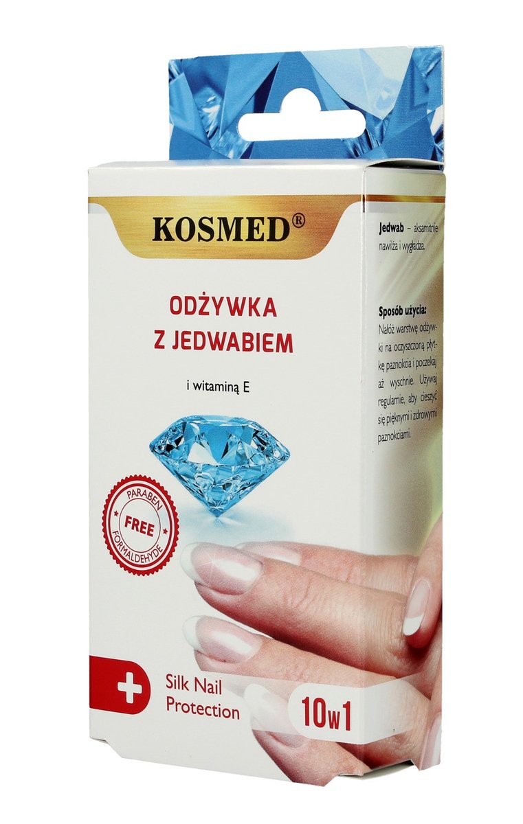 Kosmed II Odżywka do paznokci z jedwabiem 9 ml