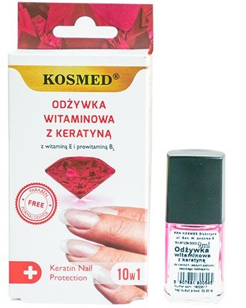 Kosmed II Odżywka do paznokci z keratyną 9 ml