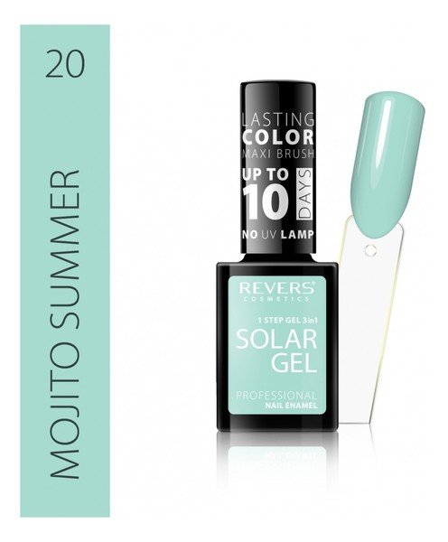 Revers Revers Solar Gel Lakier do paznokci 20 Mojito Summer