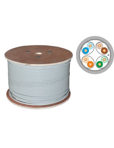 Kable F/FTP kat.6A LSOH 4x2x23AWG Dca 500m (10Gb/s) 25 lat gwarancji, badanie jakości laboratorium INTERTEK (USA)