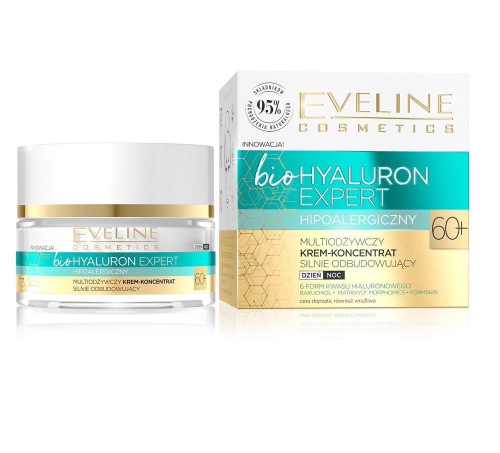 Eveline BIO HYALURON EXPERT Krem koncentrat 60+ 50ml