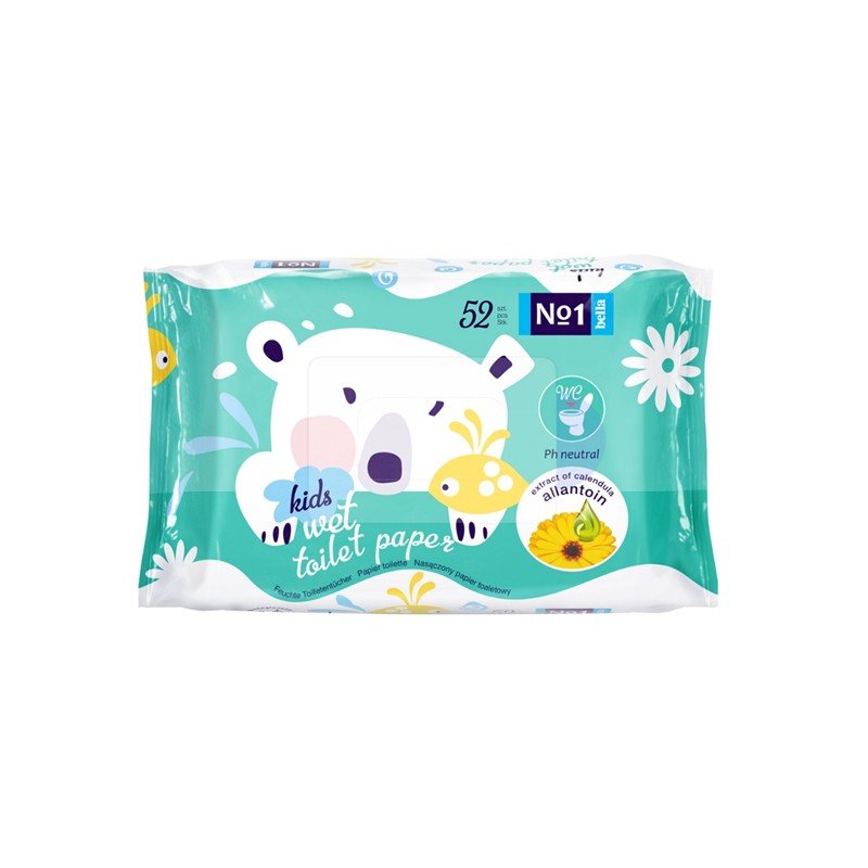 Bella Papier toaletowy dla dzieci No1 Kids 52 szt. : Ilość sztuk - 52 szt. BE-043-WU52-001