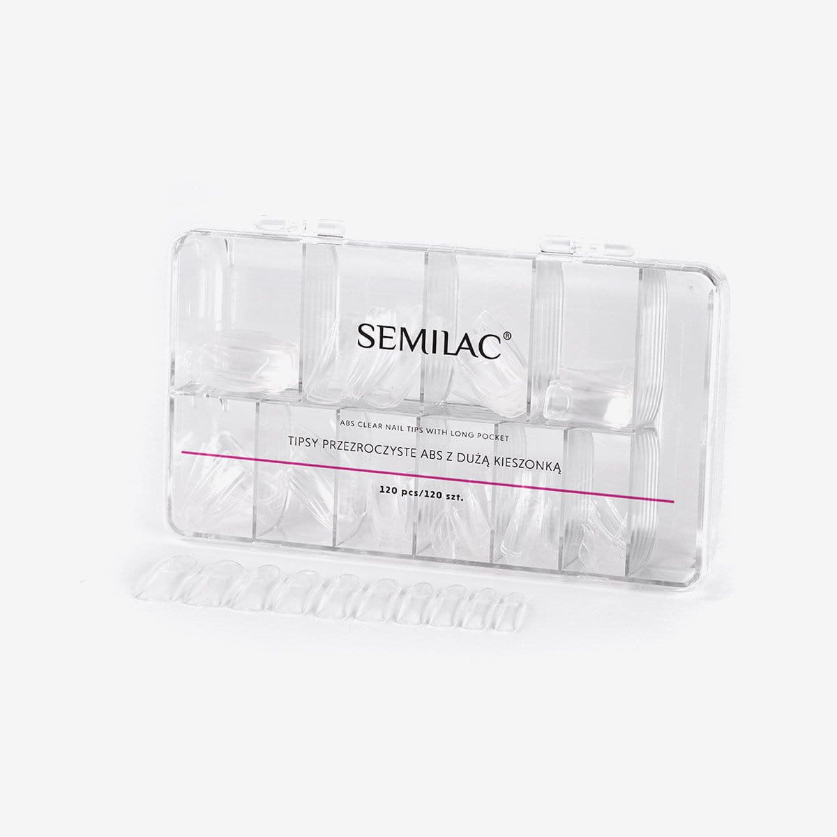 Semilac Semilac TIPSY CLEAR + KLEJ zestaw do przedłużania 5902751416510