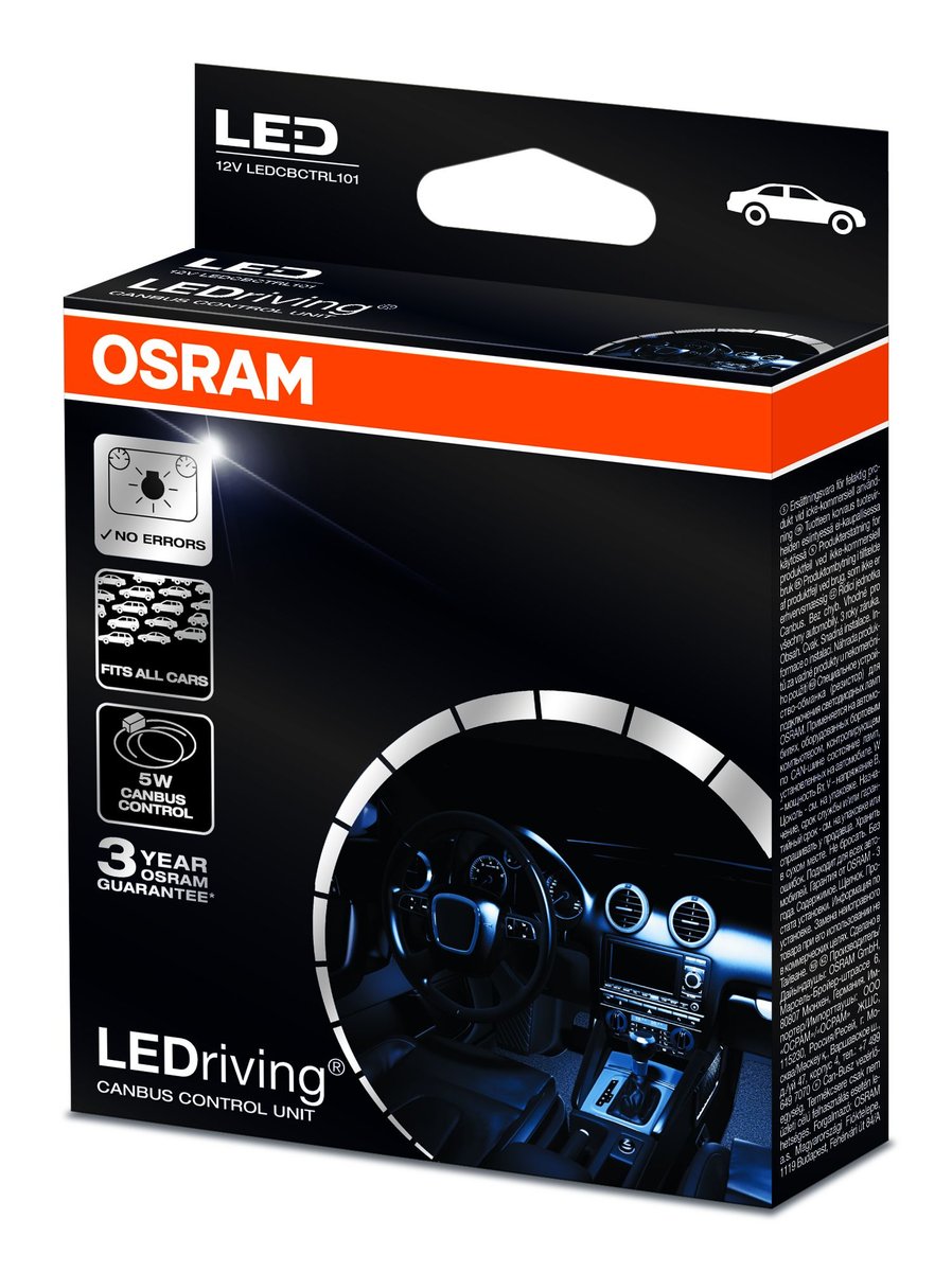 Osram Adapter Canbus 12V LEDriving Canbus Control Unit, 2 szt. LEDCBCTRL101