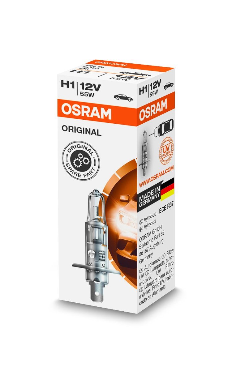 OSRAM O-64150 Żarówka halogenowa H1 12V 55W P14,5S AMI-O-64150