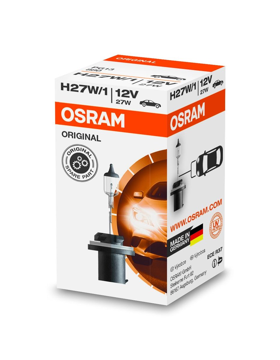 Osram OSRAM Żarówka halogenowa H27/1W 12V 27W PG13