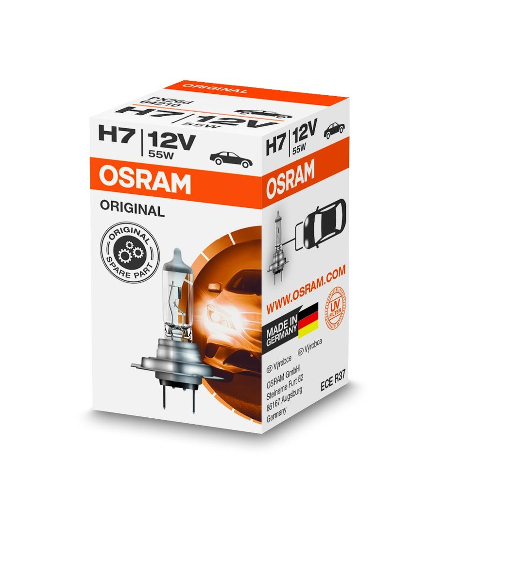 Osram Żarówka halogenowa Osram Original Line H7 12V 55W 1 szt B34-3283