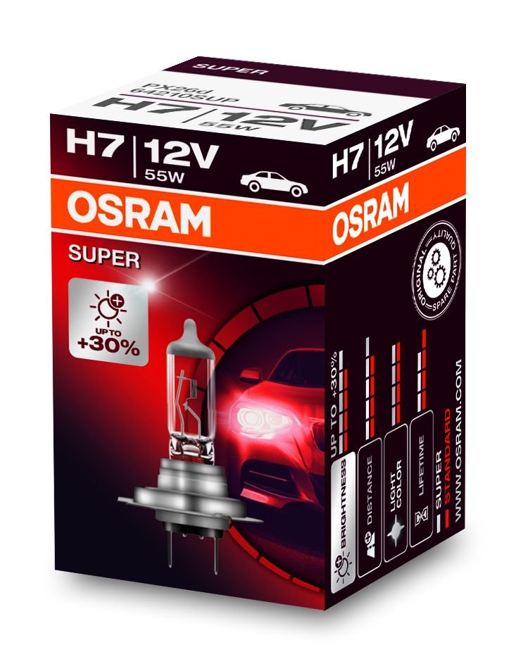 OSRAM H7 12V 55W PX26d SUPERR